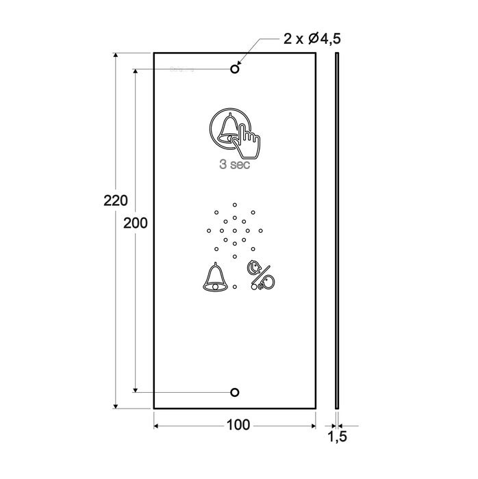 Windcrest replacement plate (2)