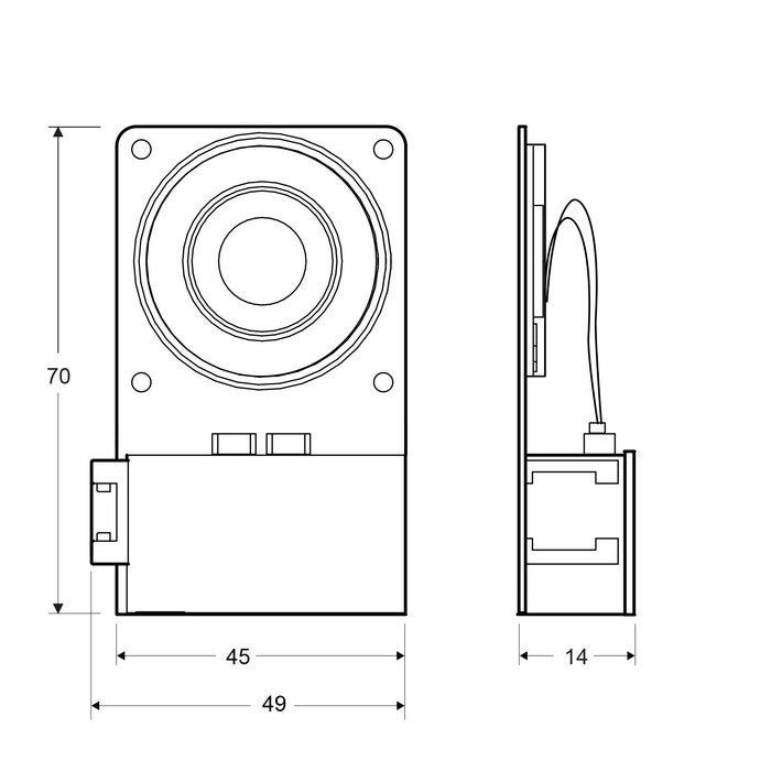 Voice station for COP mounting (2)