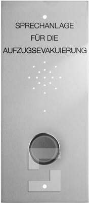 EVAC-kerrosasema painikkeella, samalle tasolle asennettu (DE) (1)