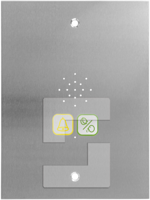 SafeLine MX3 erstatningsplate for Telenot, 150 x 200 mm, med linser (1)