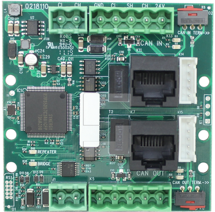 SafeLine CAN -silta, toistinkortti