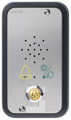 SafeLine 3000-cabinestation met noodalarmknop (opbouw). (1)