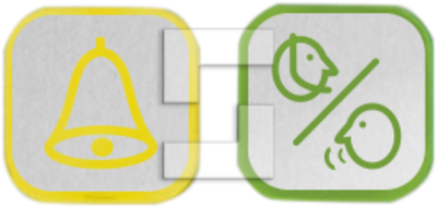 Piktogrammien linssit, vaakasuuntainen asennus, 10 kpl:n pakkaus