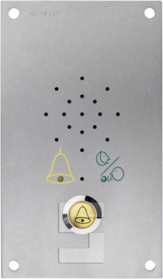SafeLine MX2, infälld montering med LED-piktogram & larmknapp (1)