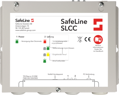 SLCC “SafeLine Call Center”, modeemi ja ohjelma