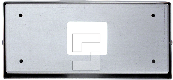 Pinta-asennettu ruostumaton teräskehys kaiuttimelle, SafeLine FD4:lle ja hätäpuhelinyksikölle. (2)