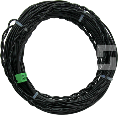 Inductieve lus-kabel met tweepolige connector