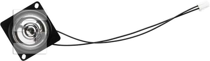 Högtalare, JST 2 p/2.5 mm, 150 mm, ej bygel (1)