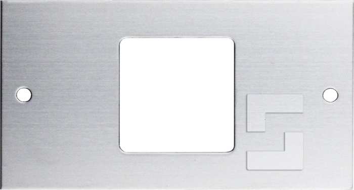 SafeLine VV3 front plate for flush mounting (1)