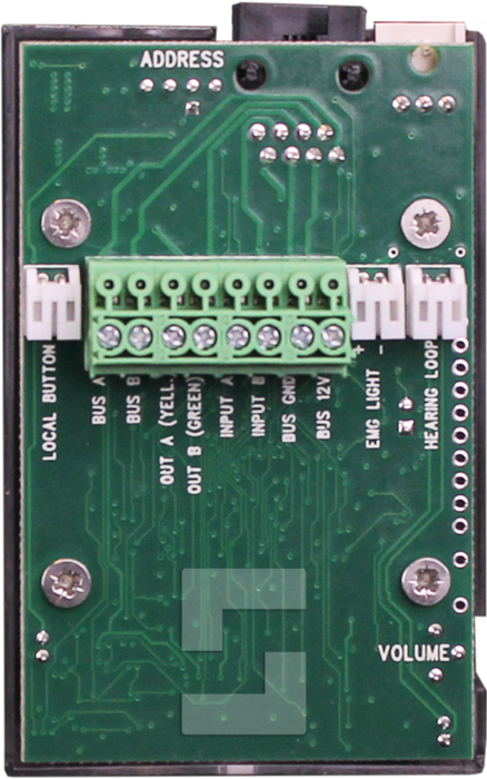 Poste de cabine SL6 sur tableau de commande, sans façade (2)