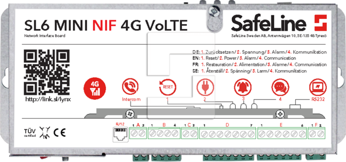 SL6 PSTN & 4G/NIF Mini unité principale